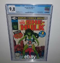 SAVAGE SHE-HULK #1 (1980) 1st Appearance She-Hulk CGC 9.8 White Pages