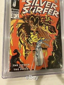 SILVER SURFER #3 CGC 8.0 1st Mephisto Off-White Pages