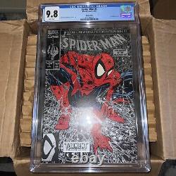 SPIDER-MAN #1 CGC 9.8 White Pages Silver Edition Marvel Comics 1990