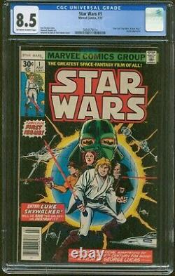 STAR WARS # 1 JULY 1977 Marvel CGC 8.5 VF+ OFF-WHITE TO WHITE PAGES G-688