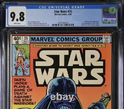 STAR WARS #35 CGC 9.8 NM/MT NEWSSTAND (Marvel, 1980) WHITE Pages 1ST PRINTING
