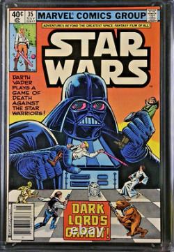 STAR WARS #35 CGC 9.8 NM/MT NEWSSTAND (Marvel, 1980) WHITE Pages 1ST PRINTING