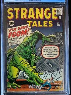 STRANGE TALES #89 CGC 3.5 OWithWHITE Pgs-1st Fin Fang Foom/Shang Chi Excel Reg