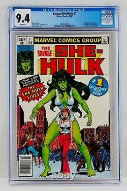 Savage She-Hulk #1 CGC 9.4 White Pages Newsstand First Appearance 1st App Grail