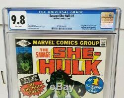 Savage She Hulk #1 CGC 9.8 White Pages 1st Appearance Origin 1980 Marvel DISNEY+