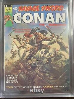 Savage Sword of Conan #1 (1974) CGC 9.8 White Pages Red Sonja Story