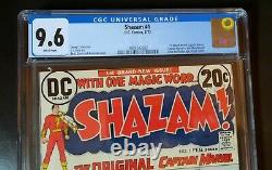 Shazam #1 CGC 9.6 NM+ First Captain Marvel & Family Appearance DC White Pages