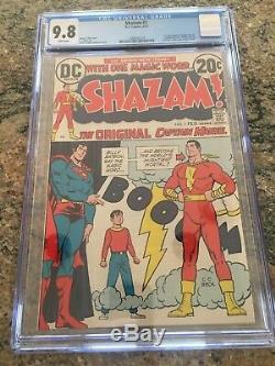 Shazam #1 CGC 9.8 White Pages! 1973 First DC Appearance Of Captain Marvel