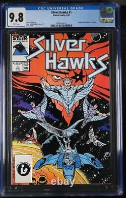 Silver Hawks #1 (Marvel 1987)? CGC 9.8 WHITE Pages? 1st App 430023