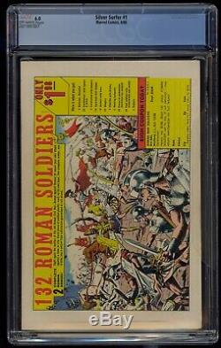 Silver Surfer (1968) #1 CGC 6.0 Blue Label Off-White Pages Origin Silver Surfer