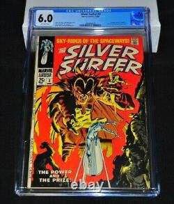 Silver Surfer 3 CGC 6.0 Off-White Pages 1st Appearance of Mephisto 1968