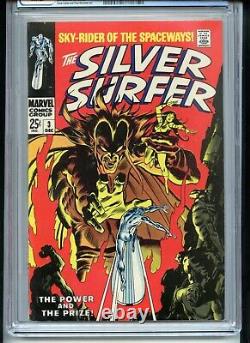 Silver Surfer #3 CGC 7.5 WHITE Pages 1st Mephisto