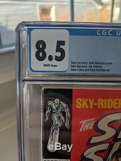 Silver Surfer #3 CGC 8.5 1st Mephisto White Pages Silver Age Key