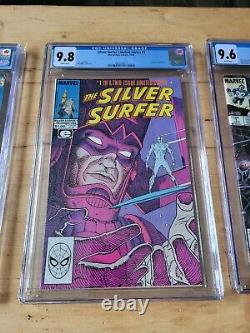 Silver Surfer Limited Series 1 CGC 9.8 Marvel/Epic White Pages! KEY Galactus App