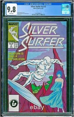 Silver Surfer v3 #2 CGC 9.8 White Pages Marvel 1987 IG GemMintComics