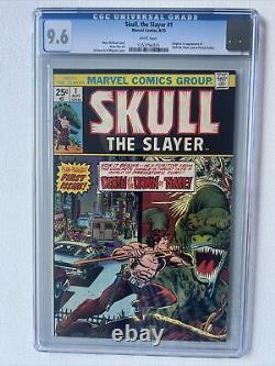 Skull, the Slayer #1 (1975) Key 1st Appearance Skully Marvel CGC 9.6 White Page