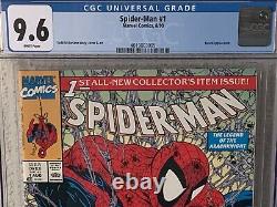 Spider-Man #1 CGC 9.6 White Pages Marvel 1990 Todd McFarlane Cover KEY MCU
