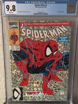 Spider-Man #1 CGC 9.8 White Pages Marvel 1990 Todd McFarlane Cover KEY MCU