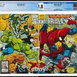 Spider-Man #23 CGC 9.8 Classic cover (Marvel 1992) Mint White Pgs Wraparound cvr