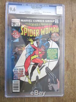 Spider-Woman #1 CGC 9.6 WHITE pages. Great Case. Compare price with She-Hulk 1