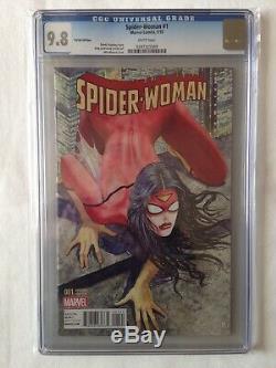 Spider-Woman #1- CGC 9.8 Milo Manara Variant White Pages