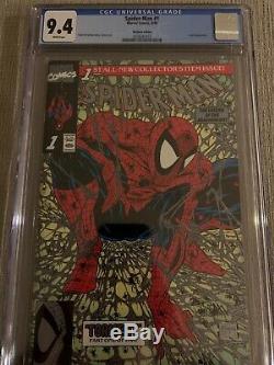Spider-man #1 (8/90) Platinum Edition CGC 9.4 White Pages