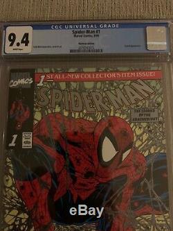 Spider-man #1 (8/90) Platinum Edition CGC 9.4 White Pages
