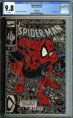 Spider-man #1 Cgc 9.8 White Pages // Todd Mcfarlane Cover Art Marvel 1 ID 38311