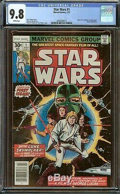 Star Wars #1 CGC 9.8 (White Pages), First Print, Roy Thomas Story, 1977