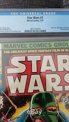 Star Wars #1 Cgc 9.8 Marvel July 1977 White Pages