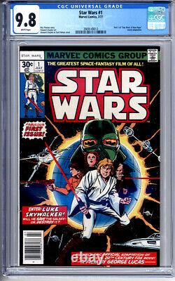 Star Wars #1 Cgc 9.8 White Pages Original First Print Classic Key Issue 1977