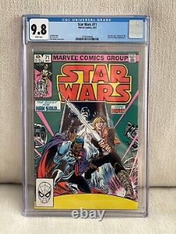 Star Wars 71 CGC 9.8 White Pages 1983 IG-88 Plus 1st Appearance Of Bossk MARVEL