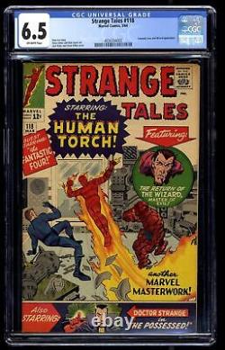 Strange Tales #118 CGC FN+ 6.5 Off White Man Who Became the Torch! Marvel 1964