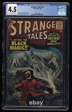 Strange Tales #71 CGC VG+ 4.5 Off White to White Stan Lee Story! Marvel 1959