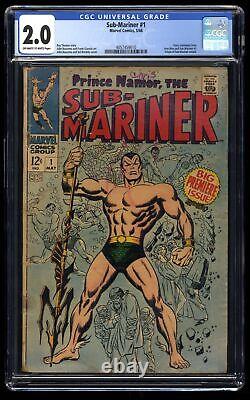 Sub-Mariner (1968) #1 CGC GD 2.0 Off White to White Origin Retold! Marvel 1968