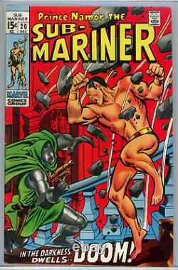 Sub-Mariner #20 (1969) Marvel CGC 8.5 OWithWhite Doctor Doom