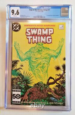 Swamp Thing # 37 1st App John Constantine Cgc 9.6 White Pages