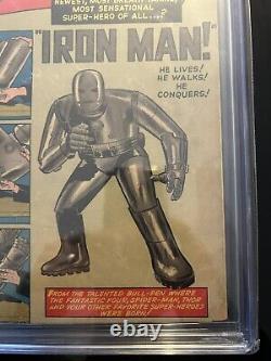 TALES OF SUSPENSE #39 CGC 2.0 MARVEL MARCH 1963 OFF-WHITE 1st IRON MAN