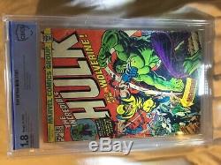 THE INCREDIBLE HULK #181 1ST WOLVERINE WHITE PAGES MVS stamp cbcs graded Cgc