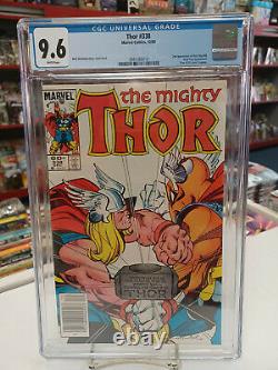 THOR #338 Newsstand (Marvel, 1983) CGC Graded 9.6 Beta Ray Bill WHITE Pages