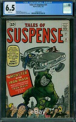 Tales of Suspense 31 CGC 6.5 White Pages