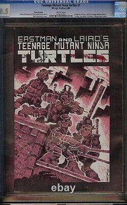 Teenage Mutant Ninja Turtles # 1 CGC 8.5 White 3rd Print (Mirage 1985) 1st TMNT