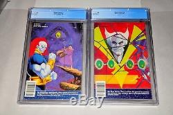 Thanos Quest 1 & 2 CGC 9.8 White Pages 2nd Print Set 1990
