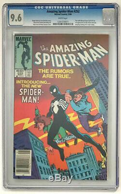 The Amazing Spider-Man #252 CGC 9.6 White Pages 1st App Black Suit Marvel Comic