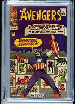 The Avengers #16 Marvel Comics 1965 CGC 5.0 Damged/Cracked Case Off-White Pages
