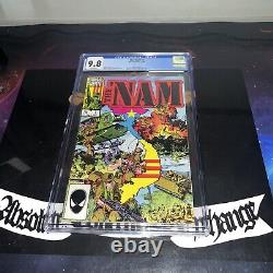 The'Nam #1 CGC 9.8 White Pages Marvel Comics 1986 Low Population Golden Rare