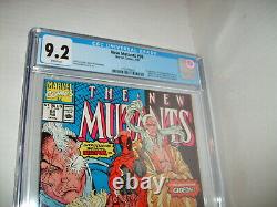 The New Mutants # 98 1st DEADPOOL HOT KEY Domino CGC 9.2 White Pages NEAR MINT