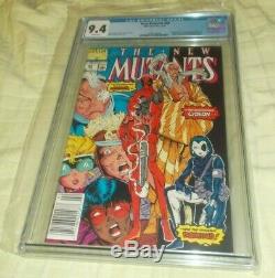 The New Mutants # 98 Cgc 9.4 New Case 1991 1st Appearance Deadpool White Pages