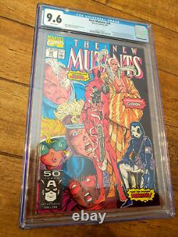 The New Mutants 98 Feb CGC 9.6 Marvel Comics White Pages Deadpool 1991