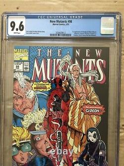 The New Mutants #98 NEWSSTAND-RARE! (Feb 1991, Marvel) CGC 9.6 White Pages